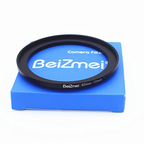 62Mm A 72Mm Anelli Adattatore Filtro Lente Compatibile Con Tutte 62Mm Le Obiettivo A 72Mm Uv,Nd,Cpl Filtro,62Mm Lens To 72Mm Filtro Ring