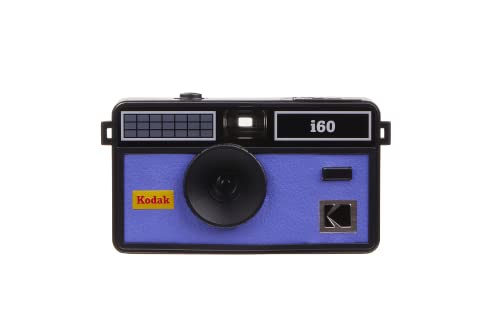 Kodak I60 - Fotocamera A Pellicola Riutilizzabile Da 35 Mm, Stile Retrò, Senza Messa A Fuoco, Flash Integrato, Stampa E Flash Pop-Up (Molto Peri)