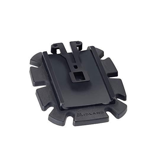 Midland Xtc Aggancio Basic, Bi-Adesivo, Nero, Pacco Da 4
