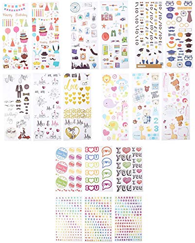 Zink Set Di Adesivi Colorati E Decorativi Per Progetti Di Carta Fotografica Istantanea (Menta, Scatto, Zip, Pop, Z2300) - 9 Set Unici.
