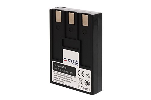 Batteria Nb-3L Per Ixus I, I5, Ii, Iis, 700, 750, Ixy Digital 30, L, L2