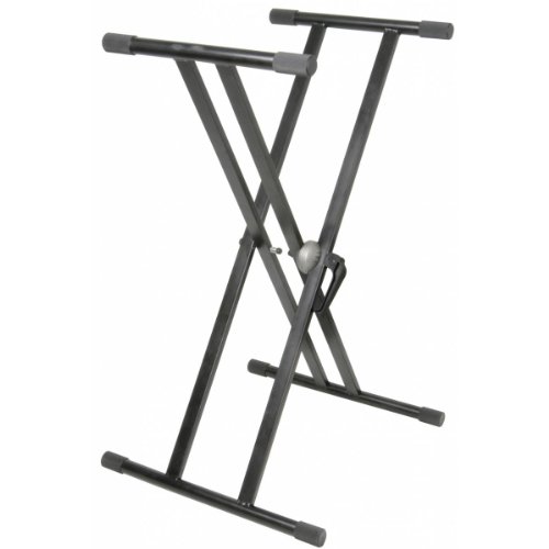 Supporto Per Tastiera In Metallo Nero Regolabile In Altezza Neo