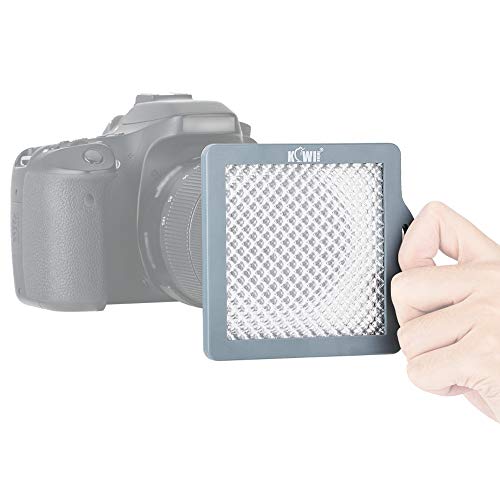 Kiwifotos 3"X3" Universale Resistente E Leggero Bilanciamento Del Bianco Fltro Con Cordino Per Tracolla Per Obiettivi Fino A 82Mm, Certificata 18% Di