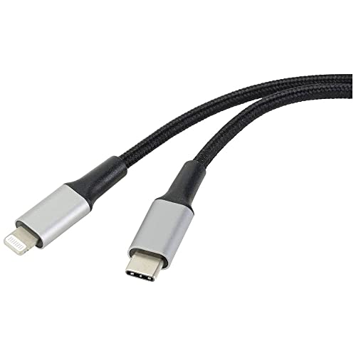 Renkforce Usb-C®, Apple Lightning Cavo [1X Spina C Usb 2.0-1X Spina Dock Lightning Apple] 2.00 M Rivestimento Del Cav