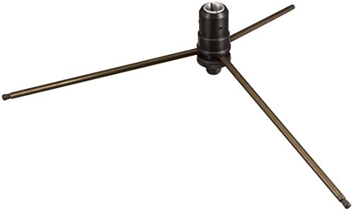 Manfrotto 678 Accessorio Per Monopiede Base Universale, 3 Piedi Per Fotografia E Video, Nero Alluminio