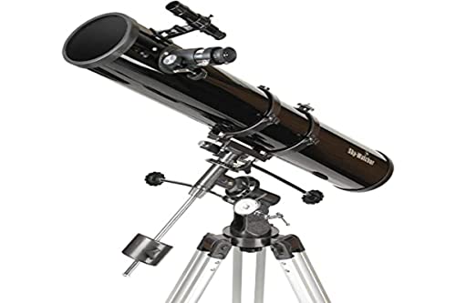 Sky-Watcher Newton Telescopio 114/900, Montatura Equatoriale Eq1, Nero
