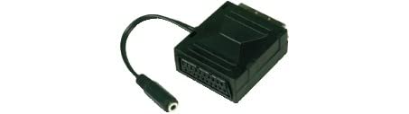 Adattatore Spina Scart / Presa Scart Con Presa Jack 3,5Mm
