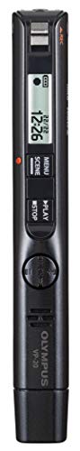Olympus Vp-20 Registratore Vocal Stereo Di Alta Qualità Con Microfono Omnidirezionale, Filtro Anti-Rumorosità Funzionamento A Una Sola Tasca, Presa Pe