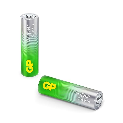 Gp Batteries Super Mignon (Aa), Batteria Alcalina, Manganese, 1,5 V, 2 Pezzi.
