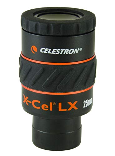 Celestron Ce93426 Oculare X-Cel Lx, Distanza Focale 25 Mm