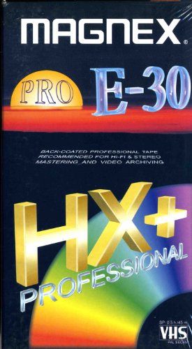 Vhs Magnex E-30 Hx+ Professional (1 Pezzo)