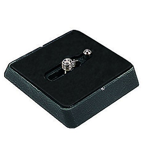 Gitzo G1173/14B Piastra Con Attacco Rapido 1/4"X G1276M, Nero/Antracite
