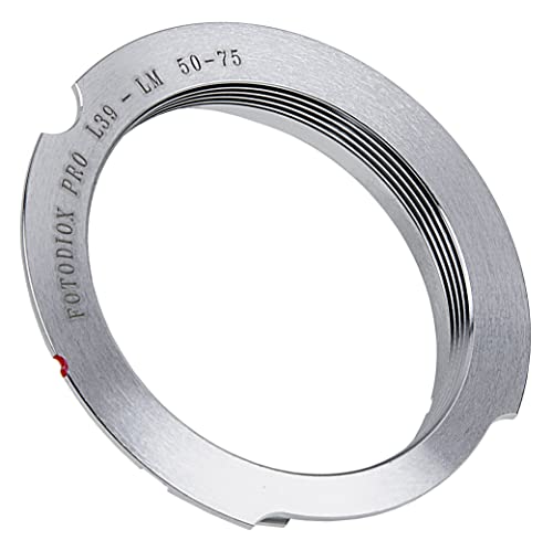 Fotodiox Pro, Adattatore Per Lente Leica M39 A Leica M Compatibile Con Cornice Di Codifica Digitale Per Leica M8 E Leica Digital M9 (50 – 75 Mm)