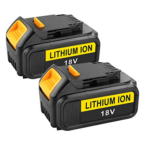 Energup 2 X 18V 5.0Ah Batteria Di Ricambio Per Dewalt Batteria 18V Dcb184 Dcb200 Dcb182 Dcb180 Dcb181 Dcb182 Dcb201