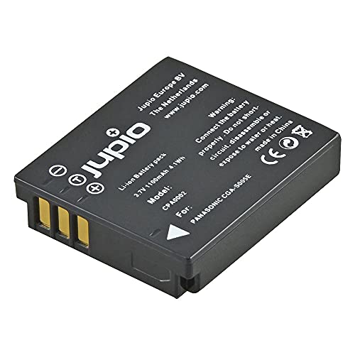Jupio Cpa0002 Batteria Per Panasonic Cga-S005E/Dmw-Bcc12, Nero