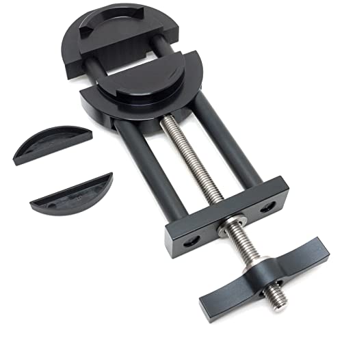 Dslrkit, Attrezzo Con Morsa In Acciaio Per La Riparazione Di Obiettivi E Anelli Di Raccordo Da 27 Mm A 130 Mm