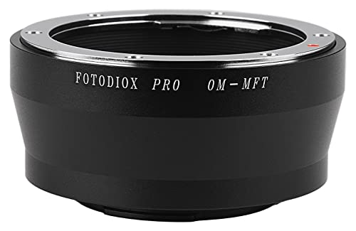 Fotodiox Pro Adattatore Per Obiettivo Compatibile Con Obiettivi Olympus Om (Obiettivo Del Film) Su Fotocamere Con Attacco Micro Four Thirds (Mft)