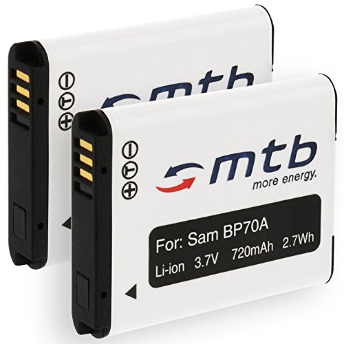 2X Batteria Ea-Bp70A Per Samsung Pl20, Pl21, Pl80, Pl81, Pl90, Pl91, Pl100...Vedi Lista!
