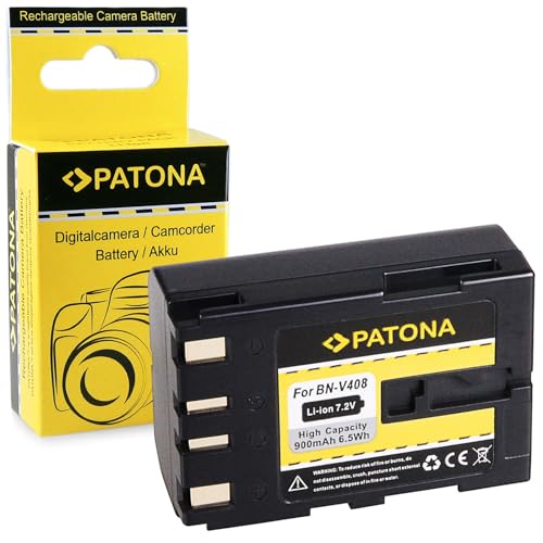 Patona Batteria Bn-V408 Compatibile Con Jvc Gr-Dv1800 Gr-Dv2000 Gr-Dv3000
