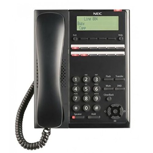 Nec Be116515 - Sl2100 - Ricevitore Digitale A 12 Tasti, Colore Nero, Ip7Ww-12Thx-B1 Tel (Bk)