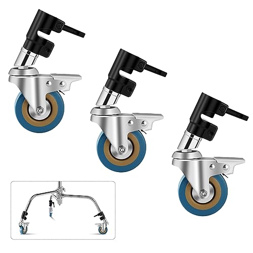 Soonpho Rotelle Girevole Per Cavalletto Stand-C, Set Di Ruota Professionale In Metallo Resistente Con Base In Gomma, Compatibile Con Supporto Stand-C