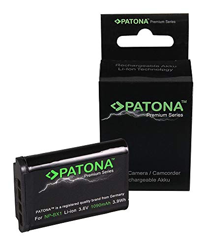 Patona Batteria Premium Np-Bx1 (1090Mah) Al 100 Percento Compatibile Con Sony Np-Bx1.