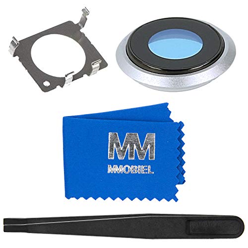Mmobiel Lente Vetro Fotocamera Postiore Di Ricambio Compatible Con Iphone Se 2022 / Se 2020/8 Series 0 - Con Adesivo Incl. Pinzette E Stoffa