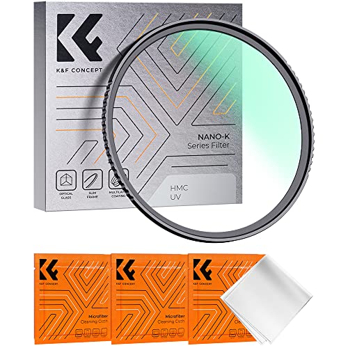 K&F Concept Nano-K 72Mm Filtro Di Protezione Uv In Vetro Ottico Con Nano-Rivestimento A 18 Strati Per 72Mm Obiettivi (Aggiornamento)