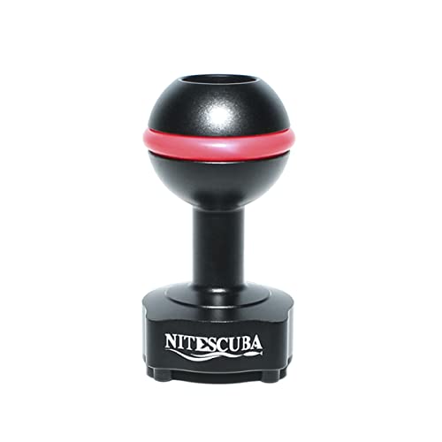 Standard 1 '' Supporto A Sfera Per Inon S-2000 Z-330 Underwater Strobe Materiale Alluminio Nitescuba Ns042