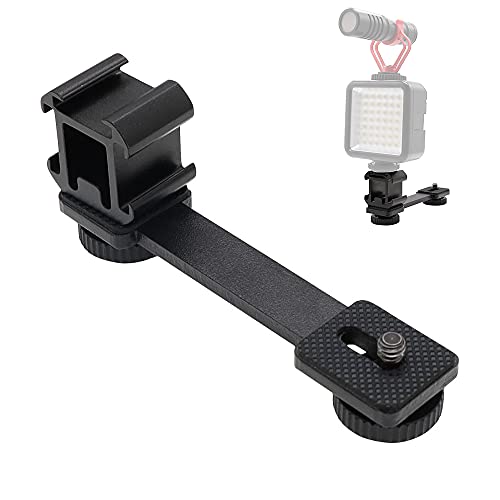 Hot Shoe Mount, Supporto Hot Shoe, 1/4" Hot Shoe Adapter, Adattatore Flash Slitta, Con Supporto Flash Stabilizzatore Stabile E Resistente A 3 Assi Per