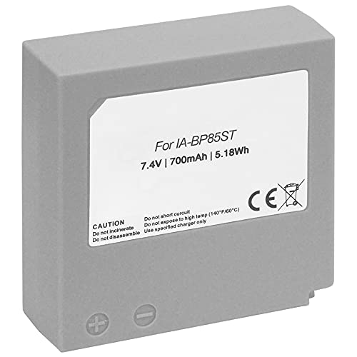 Batteria Di Ricambio Ia-Bp85St Per Samsung Smx-F30, F33, F35 / Sc-Hmx10, Hmx20 / Sc-Mx10, Mx20 ..