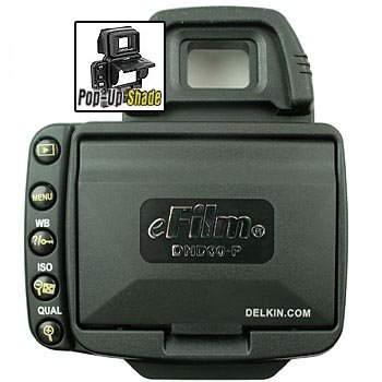 Delkin Dnd80-P - Custodia Di Protezione Display Per Nikon D80, Colore: Nero