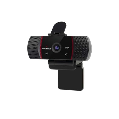 Thronmax Stream Go X1 1080P Hd Webcam With Built-In Noise-Reducing Dual Microphone, Automatic Low Light Correction, 105 Degree Extended View, Plug And