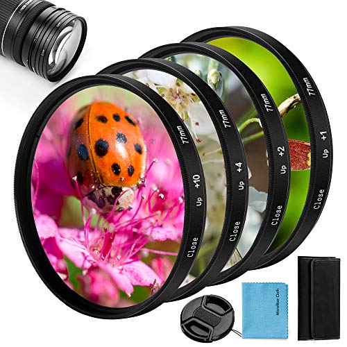 Close-Up - Kit Di Filtri Per Lenti Close-Up, 4 Pezzi (+ 1, 2, 4, 10)