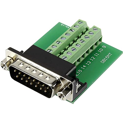 Tru Components Dsub15M-16Tb-2 1282790 D-Sub Spina 90° Numero Di Poli (Num): 15 Viti, 1 Pezzo