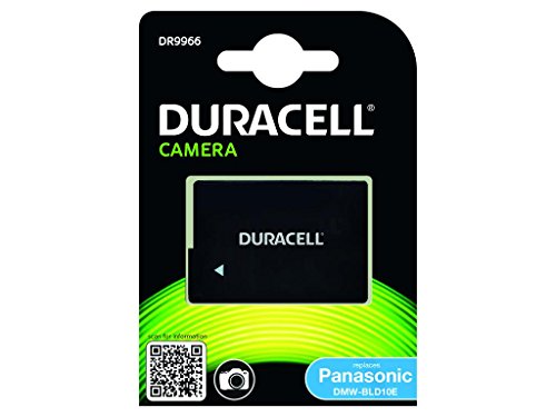 Duracell Dr9966 Batteria Per Panasonic Dmw-Bld10E, 7.2 V, 950 Mah, Nero