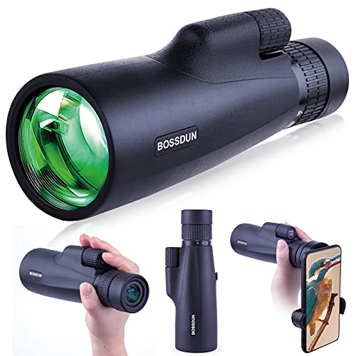 Telescopio Monoculare 10-30X50 Per Adulti, Cannocchiale Monoculare Hd Impermeabile Con Smartphone Per Birdwatching, Escursionismo, Caccia, Campeggio,