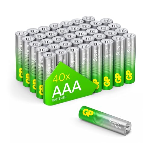Batterie Aaa Micro Super Alkaline Vorrat Pack 40 Pezzi [Prodotto Del Gp Batteries]