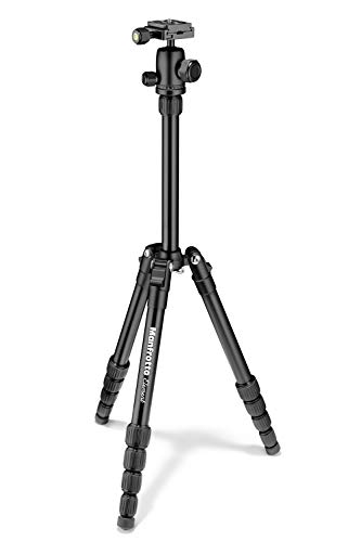 Manfrotto Treppiede, Elemento Leggero Viaggiatore Piccolo Nero (Mkeles5Bk-Bh)