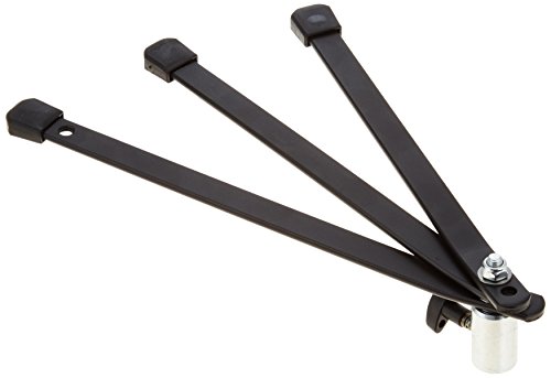 Manfrotto 003 Babylight Base Con Attacco Maschio/Femmina, Altezza 8 Cm Per Backlite, In Alluminio, Nero