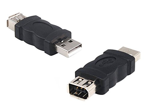 Kalea-Informatique Connettore Usb Maschio A Firewire Ieee1394A Maschio Con Spina A 6 Pin Solo Periferiche Compatibili, Non Convertire Firewire In Usb.
