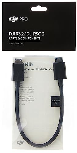 Dji R Cavo Mini Hdmi A Mini Hdmi (20 Cm) - Collega La Porta Mini Hdmi Della Fotocamera Alla Porta Mini Hdmi Di Dji Ronin, Lunghezza Cavo: 20 Cm