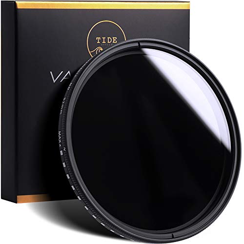 Tide Optics Filtro Nd Variabile Da 67 Mm (Nd2 - Nd400) Filtro Lente Circolare A Densità Neutra