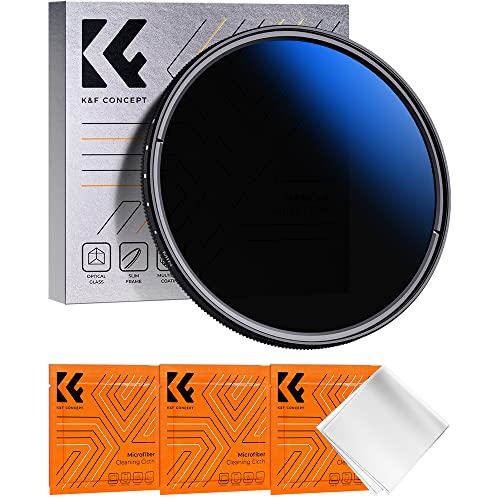 K&F Concept Nano-K 67Mm Filtro Variabile Nd2-400 (1-9 Stop) In Vetro Ottico Con Nano-Rivestimento A 18 Strati Per Obiettivi 67Mm