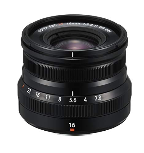 Fujifilm Fujinon Xf16Mmf2.8 R Wr Obiettivo Fisso Per Mirrorless 16 Mm, F/2.8, Resistente Alle Intemperie, Attacco X Mount, Nero