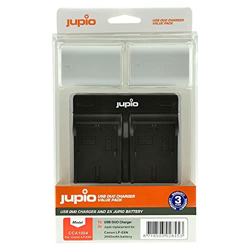 Kit 2 Batterie Lp-E6N *Ultra* + Caricatore Doppio