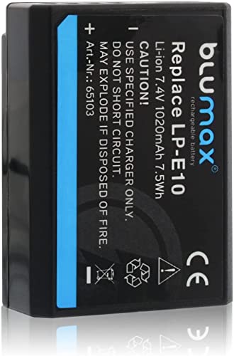 Blumax 65103 Lithium-Ion 860Mah 7.4V Rechargeable Battery - Rechargeable Batteries (860 Mah, 6.38 Wh, Lithium-Ion (Li-Ion), 7.4 V, Black, 1 Pc(S))