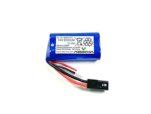Absima Ab30-Dj02 - Batteria Per Modellismo (Liion), 7,4 V, 500 Mah