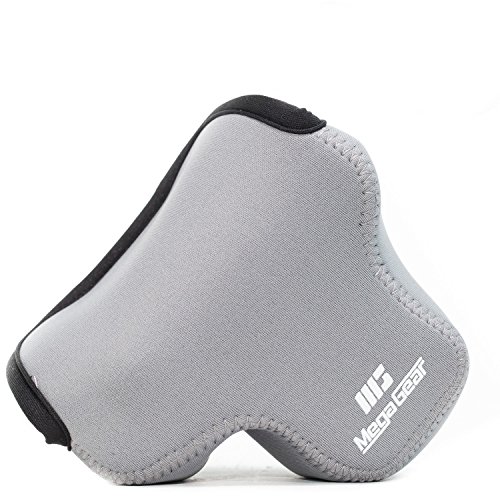 Megagear Mg1018 Olympus Pen E-Pl9, E-Pl8 Ultra Light Custodia In Neoprene Per Fotocamera - Grigio