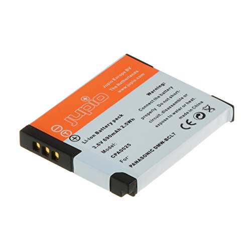 Jupio Cpa0025 Batteria Per Panasonic Dmw-Bcl7, Nero